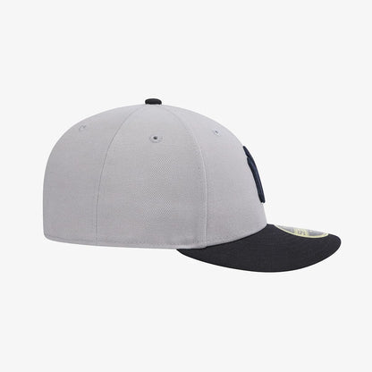 Pictured is this MLB 59FIFTY Day New York Yankees Low Profile 59FIFTY Fitted cap in grey. 5