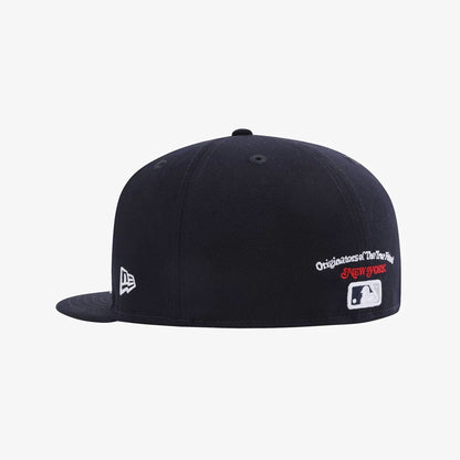 Pictured is this MLB 59FIFTY Day New York Yankees 59FIFTY Fitted cap in navy. 4