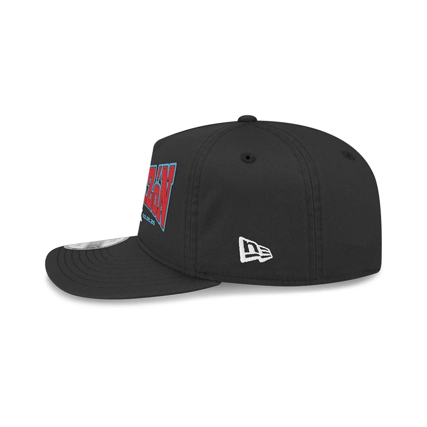 Pictured is this NFL X Bad Bunny Super Tazon LX 2026 19TWENTY Adjustable cap in black. 6