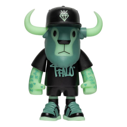Pictured is this New Era 59FIFTY Day 2026 Glow In The Dark Ffalo figure in black. 1