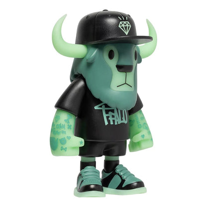 Pictured is this New Era 59FIFTY Day 2026 Glow In The Dark Ffalo figure in black. 5