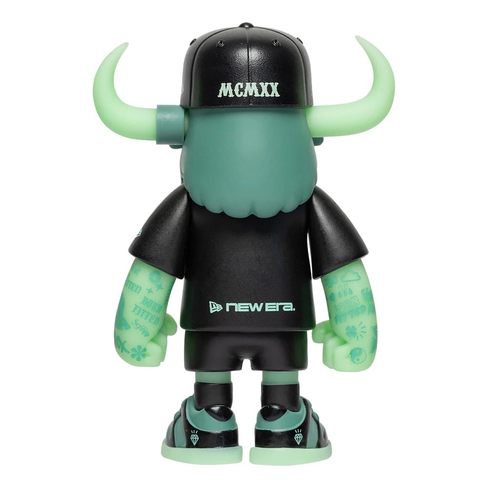 Pictured is this New Era 59FIFTY Day 2026 Glow In The Dark Ffalo figure in black. 6