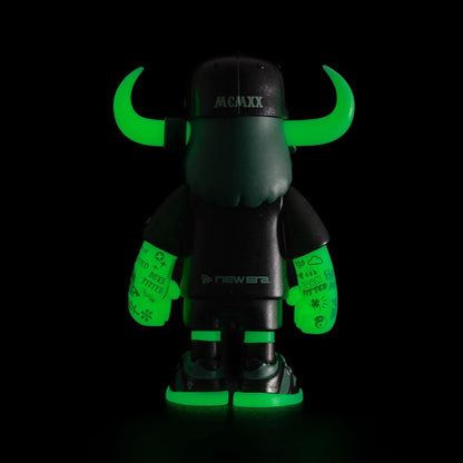 Pictured is this New Era 59FIFTY Day 2026 Glow In The Dark Ffalo figure in black. 8