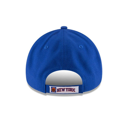 Pictured is this NBA Finals Champions 2026 New York Knicks 9FORTY cap in blue. 5