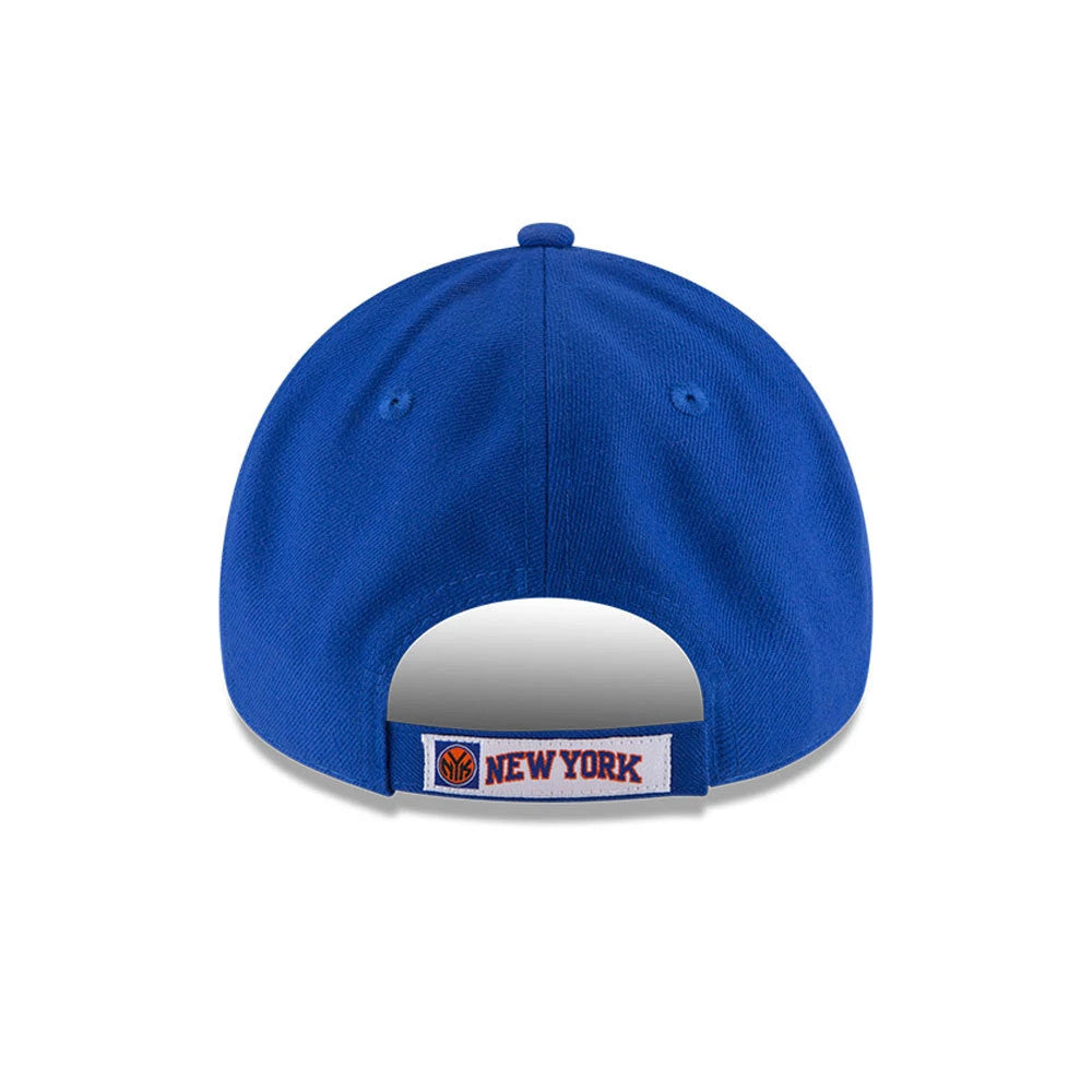 Pictured is this NBA Finals Champions 2026 New York Knicks 9FORTY cap in blue. 5