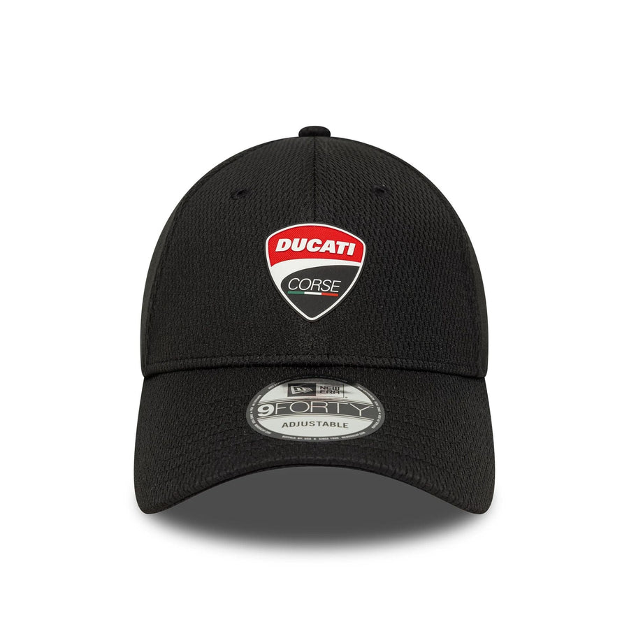 This is a Ducati Motor Logo Dashmark Mesh Black 9FORTY Adjustable Cap 2