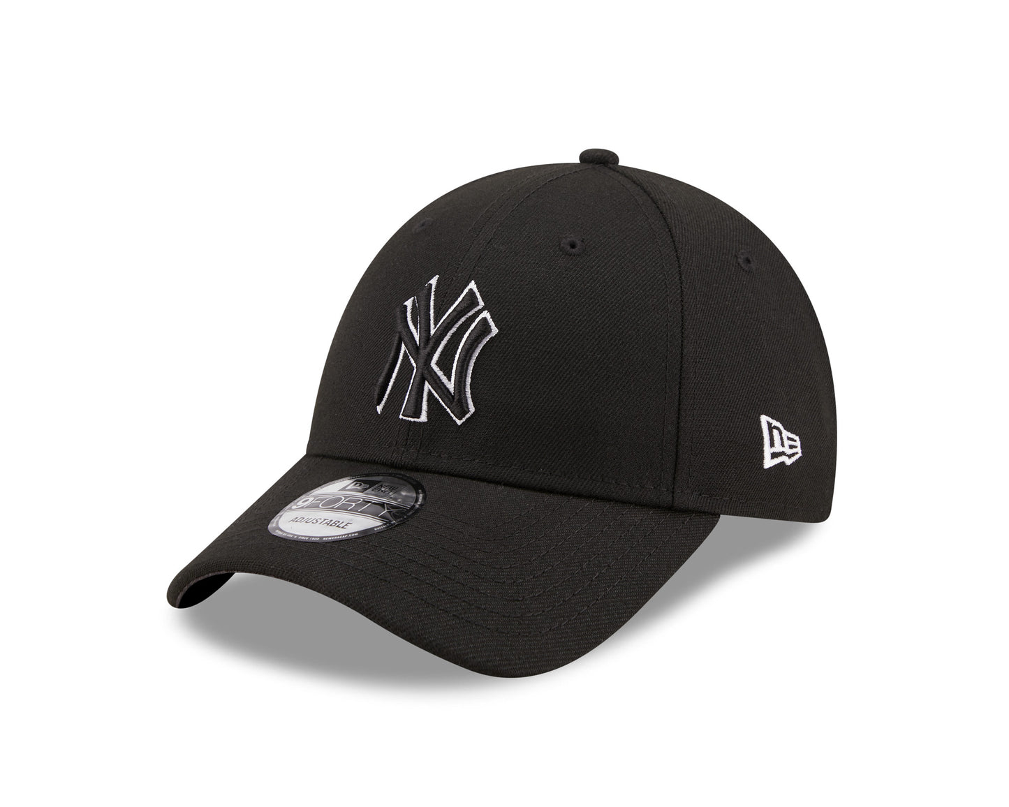 This is a New York Yankees Pop Outline Black 9FORTY Cap 1