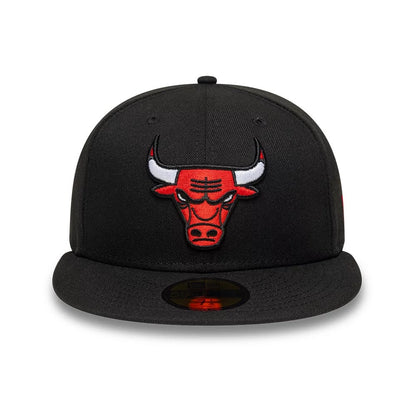Pictured is this NBA Boutique Chicago Bulls 59FIFTY Fitted cap in black. 2