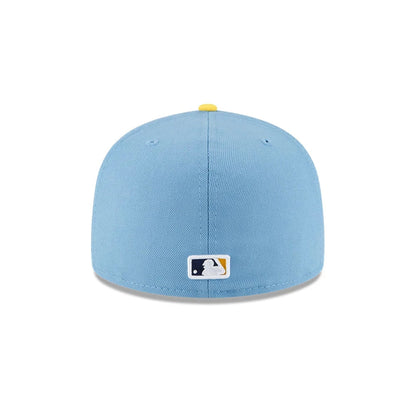 This is a Milwaukee Brewers MLB City Connect 2025 Blue 59FIFTY Fitted Cap 7