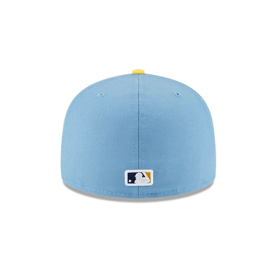 This is a Milwaukee Brewers MLB City Connect 2025 Blue 59FIFTY Fitted Cap 7