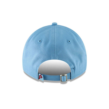 This is a Philadelphia Phillies MLB Core Classic Pastel Blue 9TWENTY Adjustable Cap 4