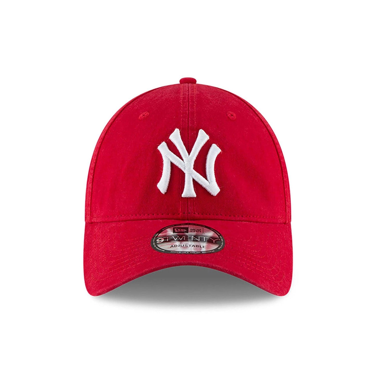 This is a New York Yankees MLB Core Classic Red 9TWENTY Adjustable Cap 6