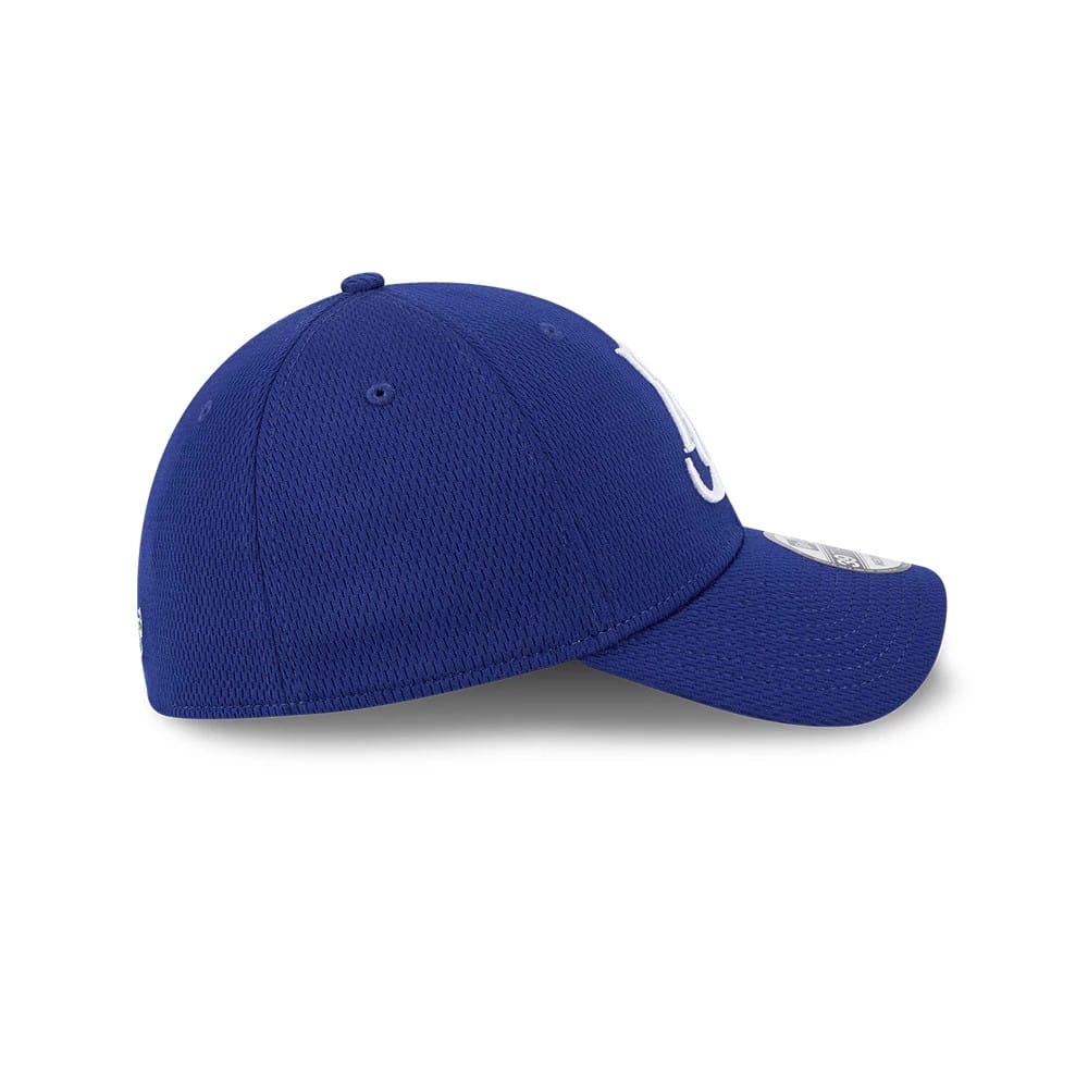 Pictured is this MiLB Batting Practice Hartford Yard Goats 39THIRTY Stretch Fit cap in dark blue. 6