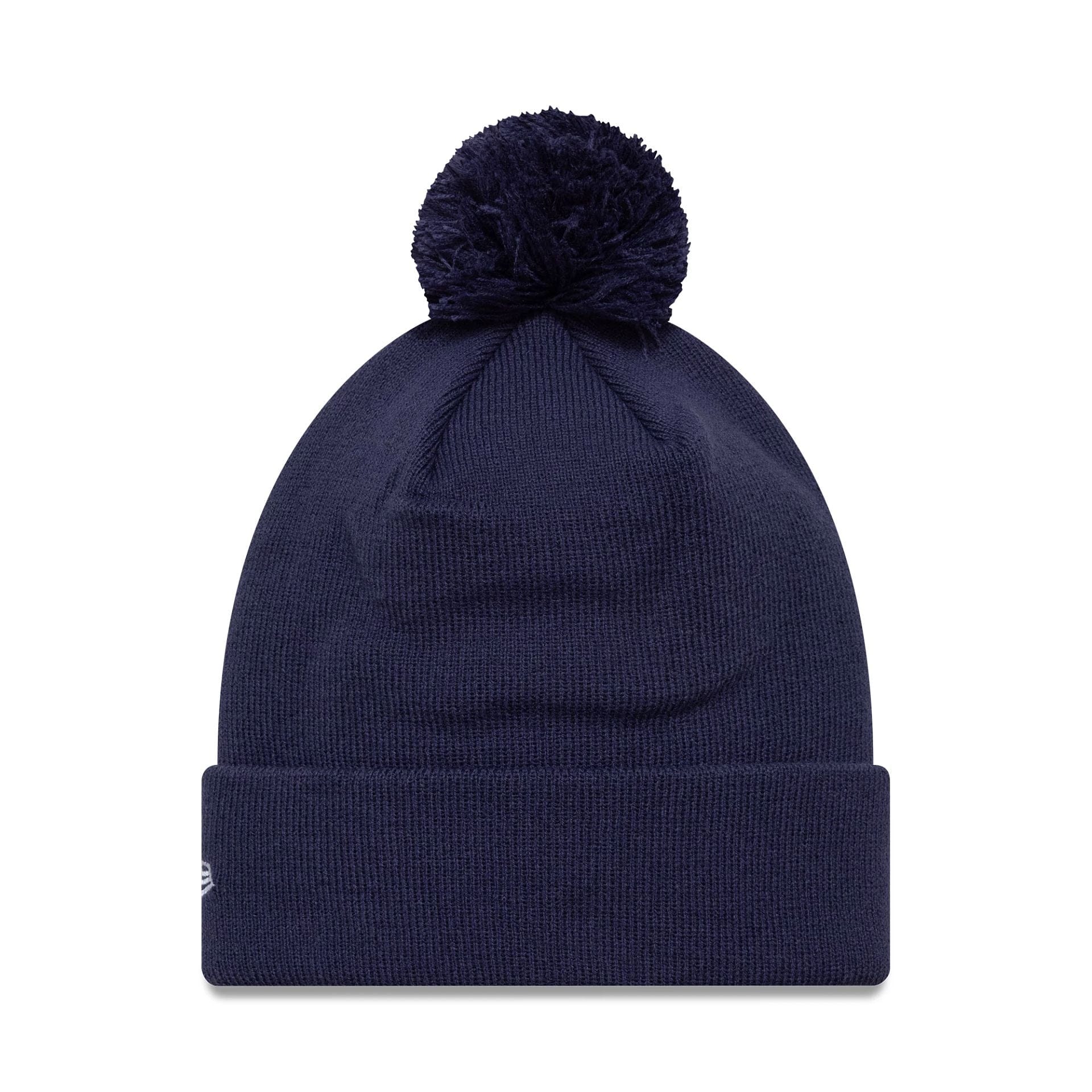 This is a Tottenham Hotspur FC Essential Navy Bobble Knit Beanie Hat 2