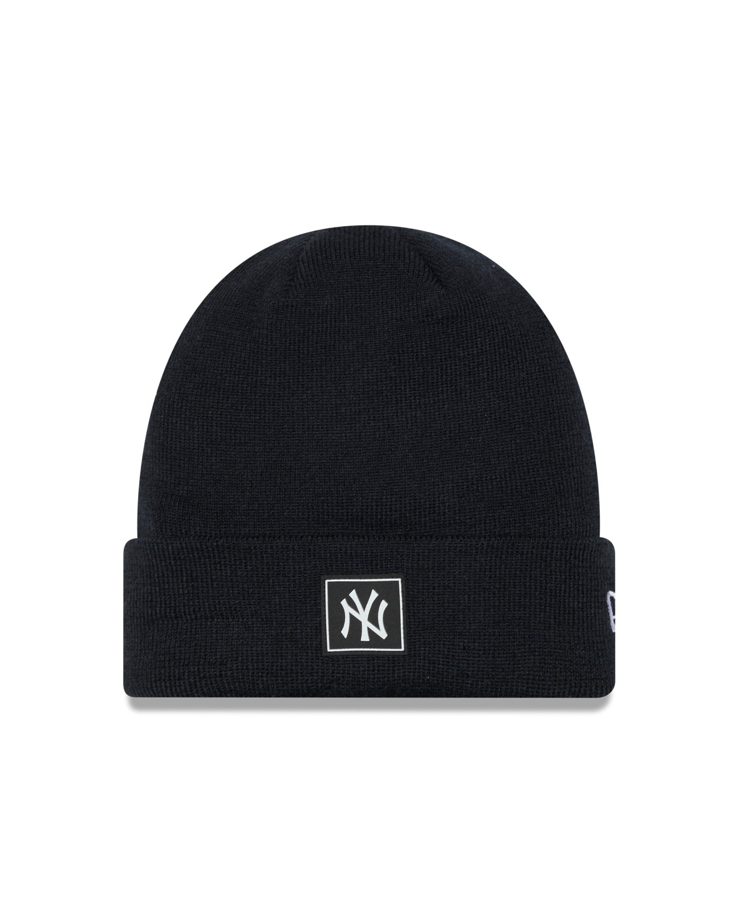 This is a New York Yankees Team Black Beanie Hat 1