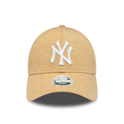 This is a New York Yankees Womens Jersey Light Beige 9FORTY Adjustable Cap 2