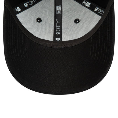 This is a New York Yankees Repreve League Essential Black 9FORTY Adjustable Cap 5