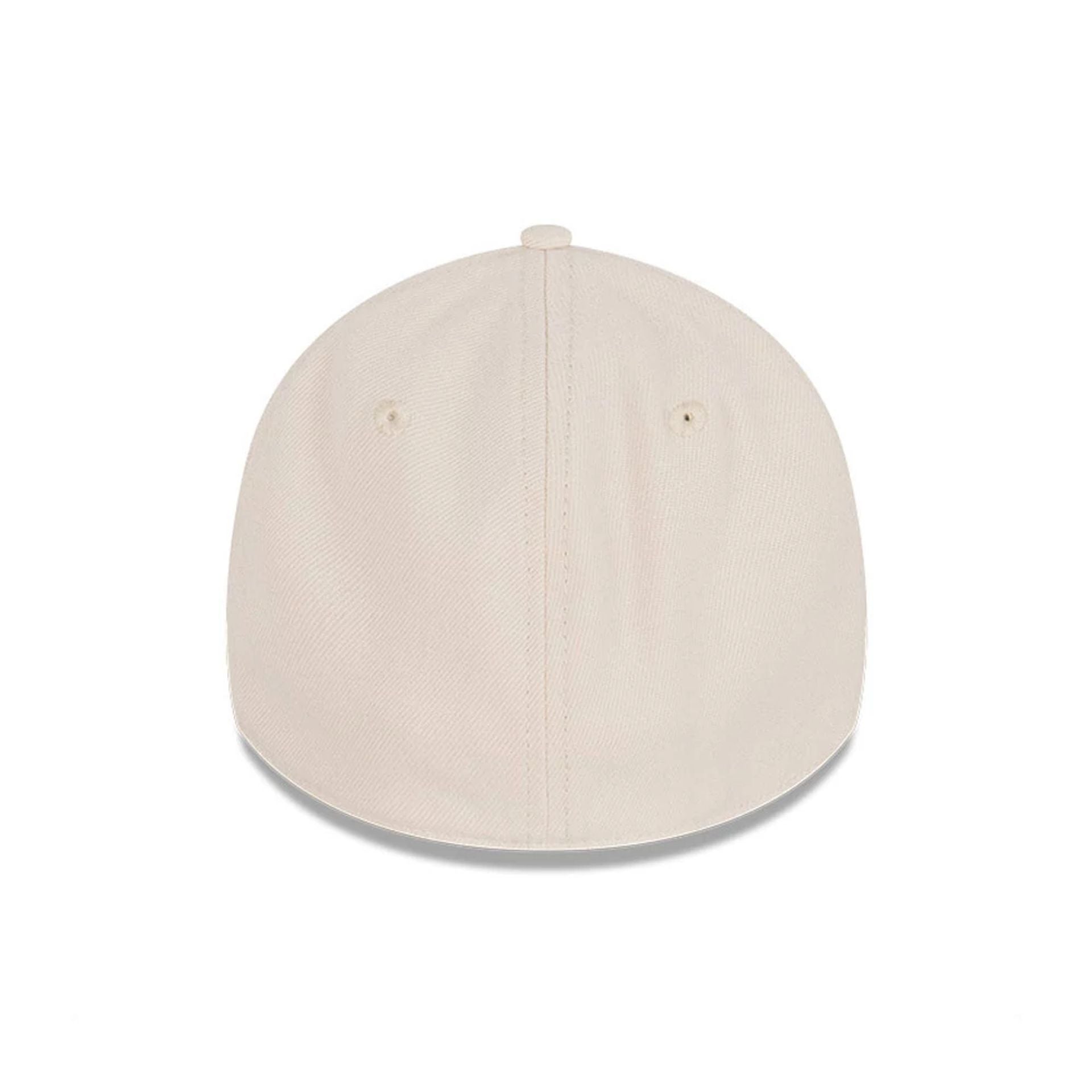 This is a New York Yankees Stone Grey Cream 39THIRTY Stretch Fit Cap 6