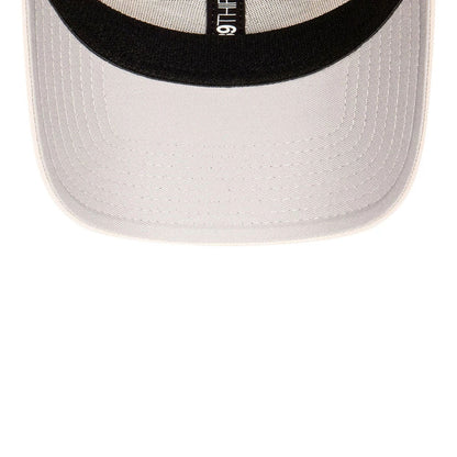 This is a LA Dodgers Stone Grey Cream 39THIRTY Stretch Fit Cap 4