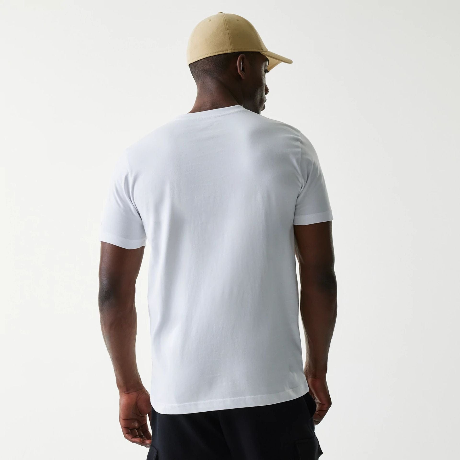 The Male model is wearing San Diego Padres MLB City Connect White T-Shirt 2