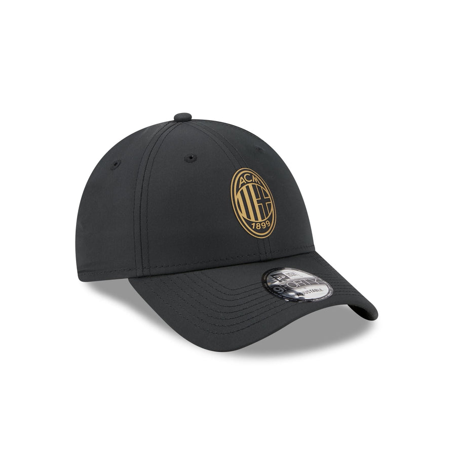This is a AC Milan Black 9FORTY Adjustable Cap 3