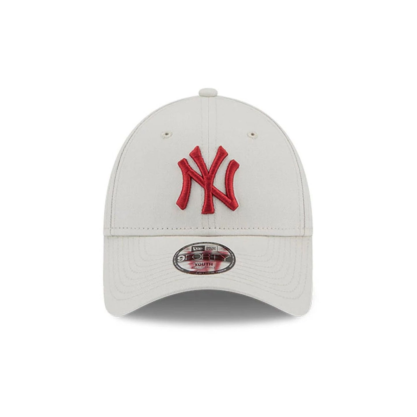 This is a Youth MLB League Essential New York Yankees Cream 9FORTY Cap 2