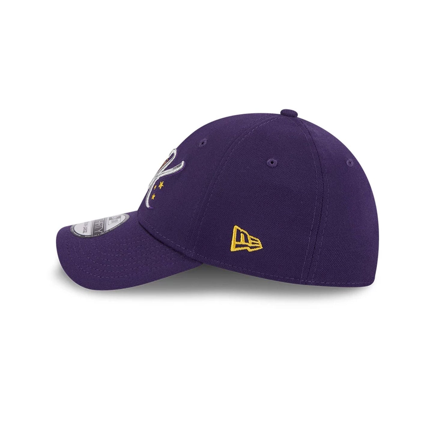 This is a Charlotte Knights MiLB Theme Night Purple 39THIRTY Stretch Fit Cap 5