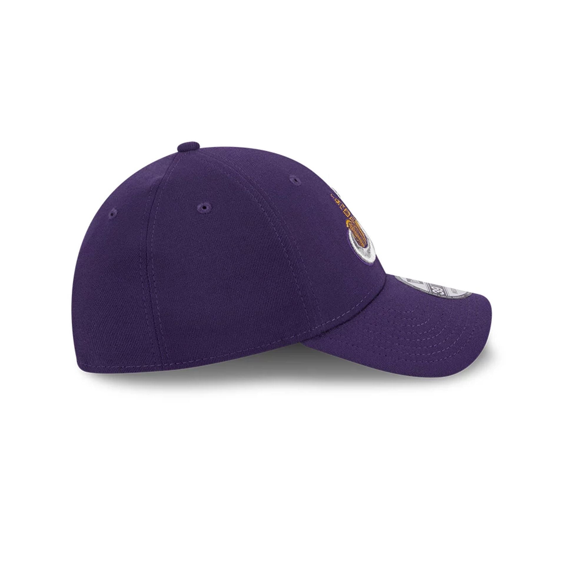 This is a Charlotte Knights MiLB Theme Night Purple 39THIRTY Stretch Fit Cap 6