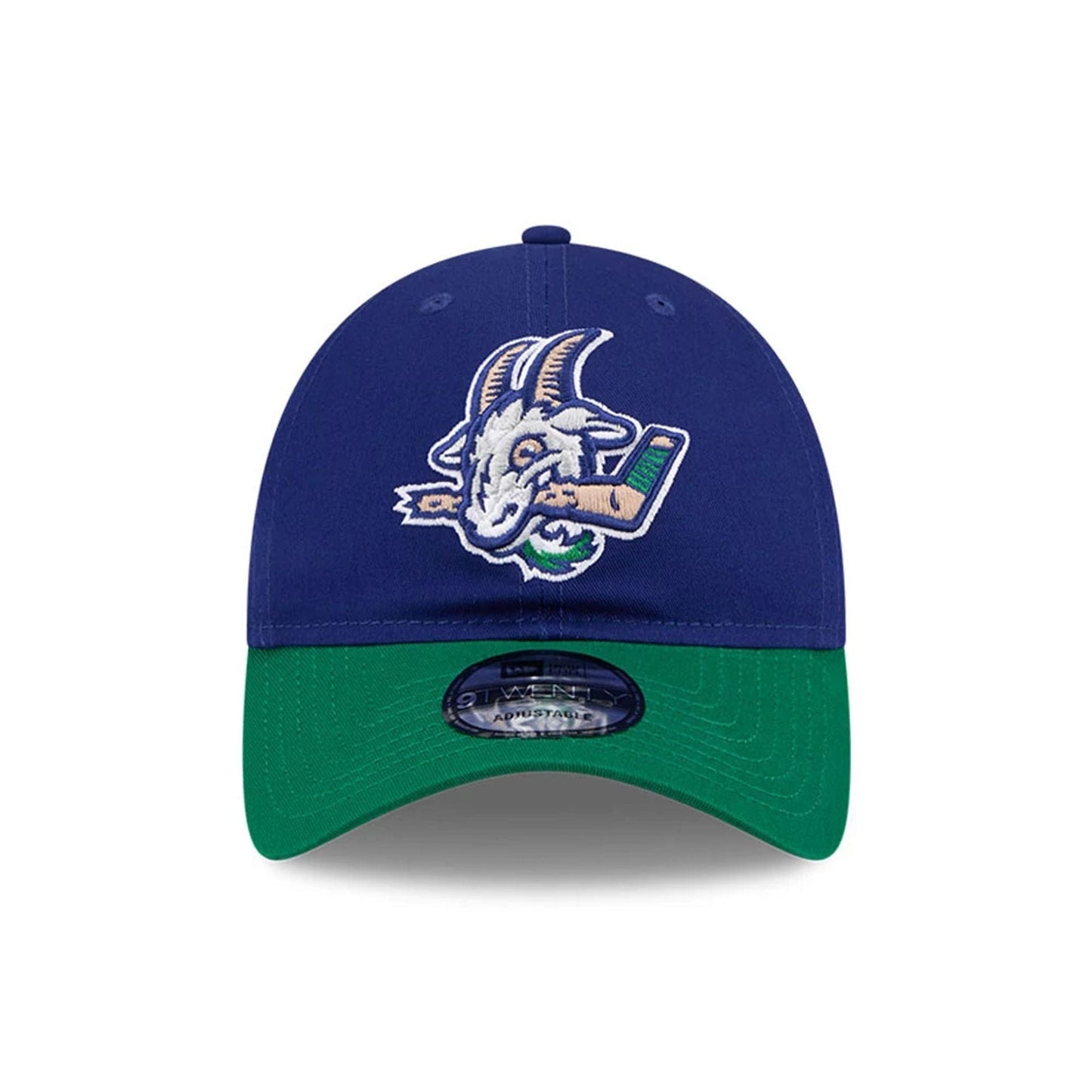 This is a Hartford Yard Goats MiLB Theme Night Blue 9TWENTY Adjustable Cap 2