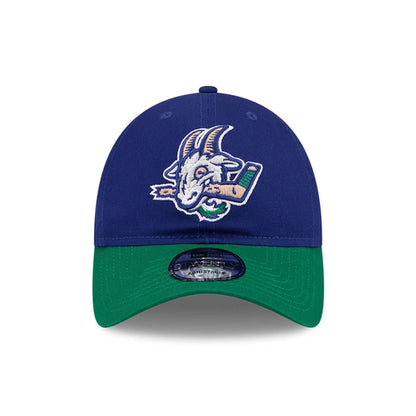 This is a Hartford Yard Goats MiLB Theme Night Blue 9TWENTY Adjustable Cap 2