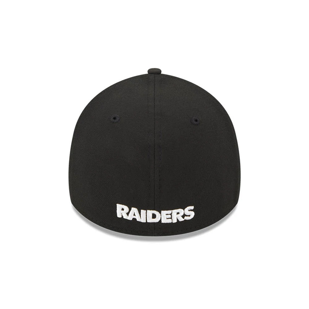 NFL Evergreen Las Vegas Raiders Black 39THIRTY Stretch Fit Cap