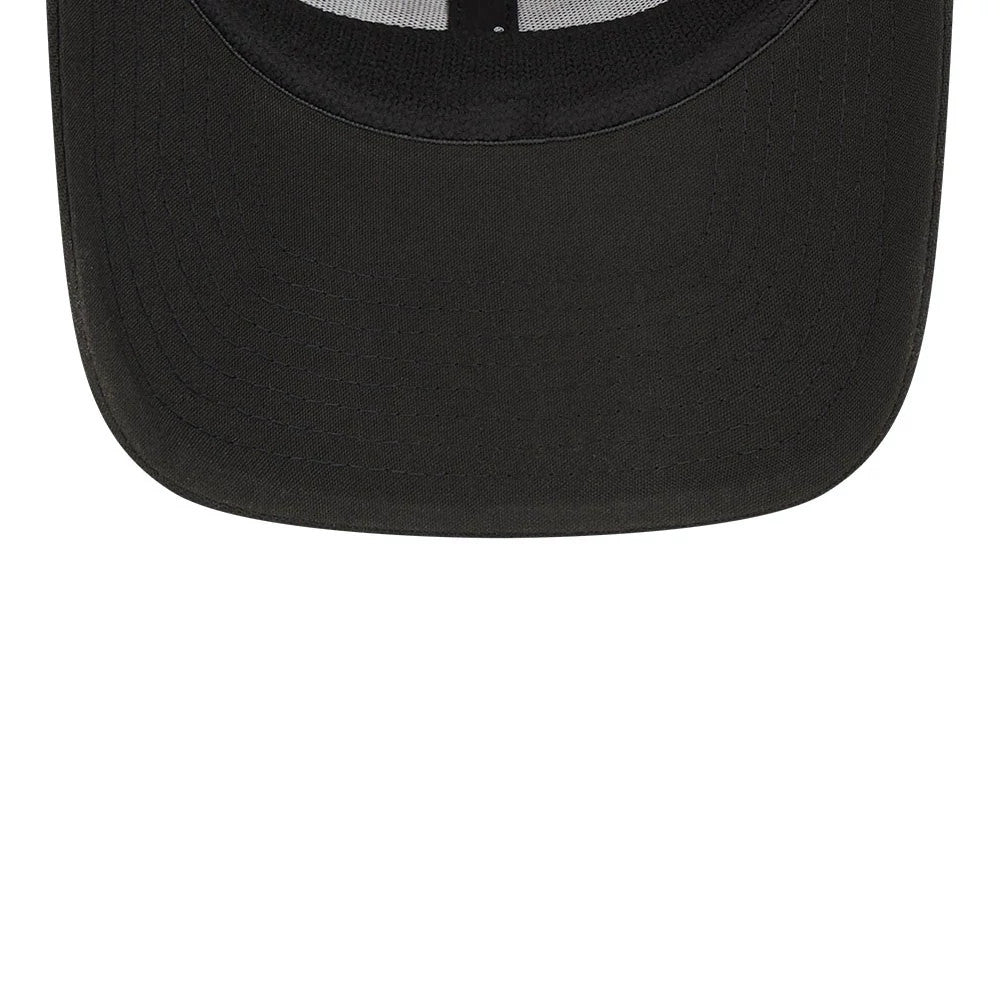 Pictured is this NFL Evergreen Las Vegas Raiders 39THIRTY Stretch Fit cap in black. 7