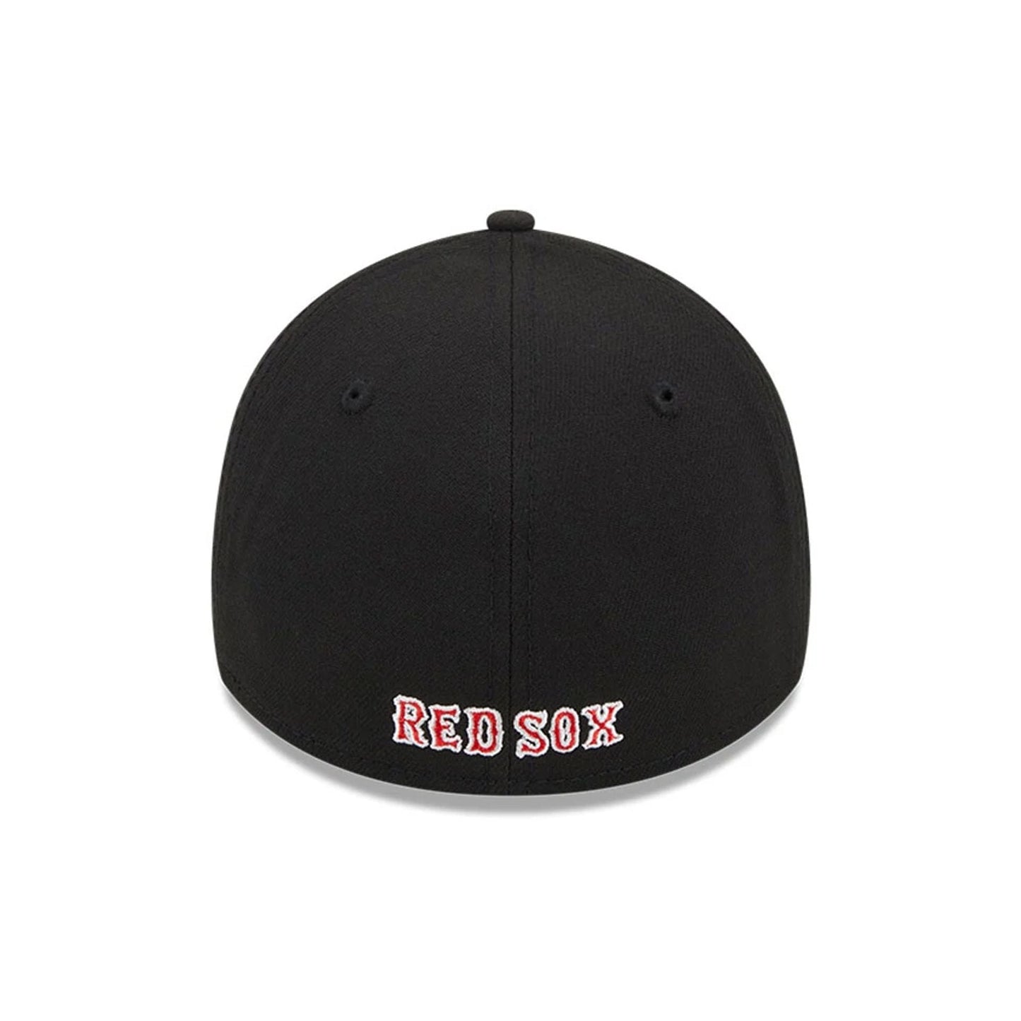 Pictured is this MLB Evergreen Boston Red Sox 39THIRTY Stretch Fit cap in black. 4