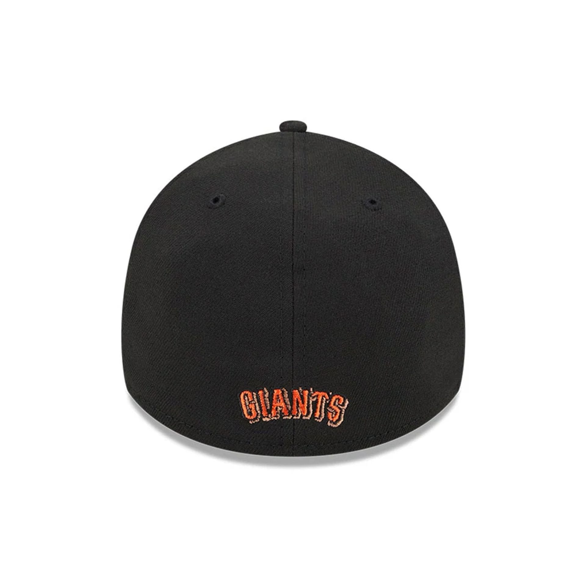 Pictured is this MLB Evergreen San Francisco Giants 39THIRTY Stretch Fit cap in black. 4
