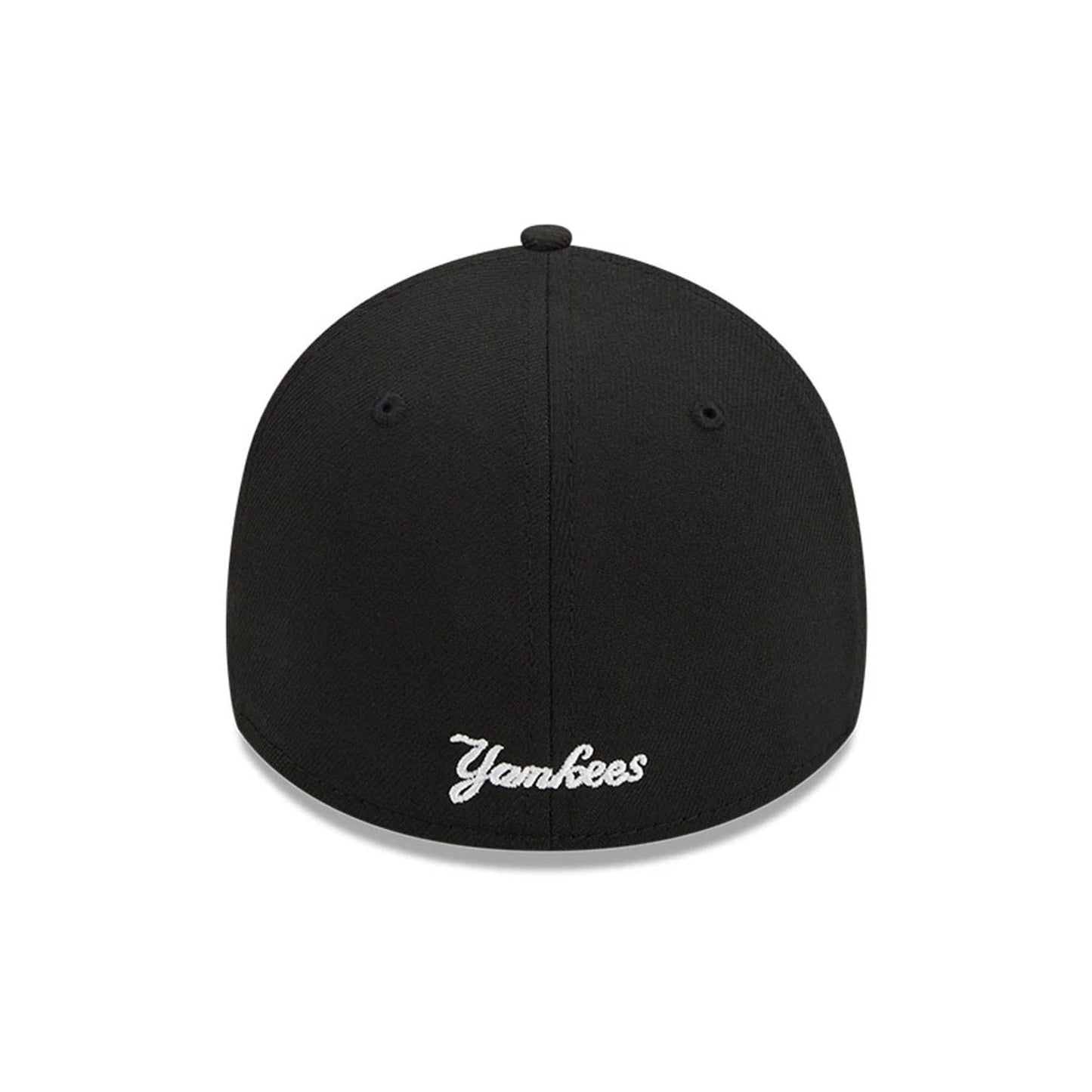 Pictured is this MLB Evergreen New York Yankees 39THIRTY Stretch Fit cap in black. 4