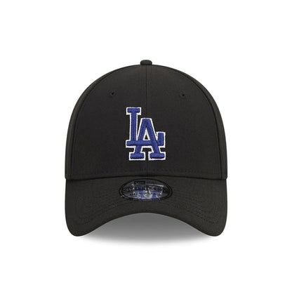 Pictured is this MLB Evergreen LA Dodgers 39THIRTY Stretch Fit cap in black. 2