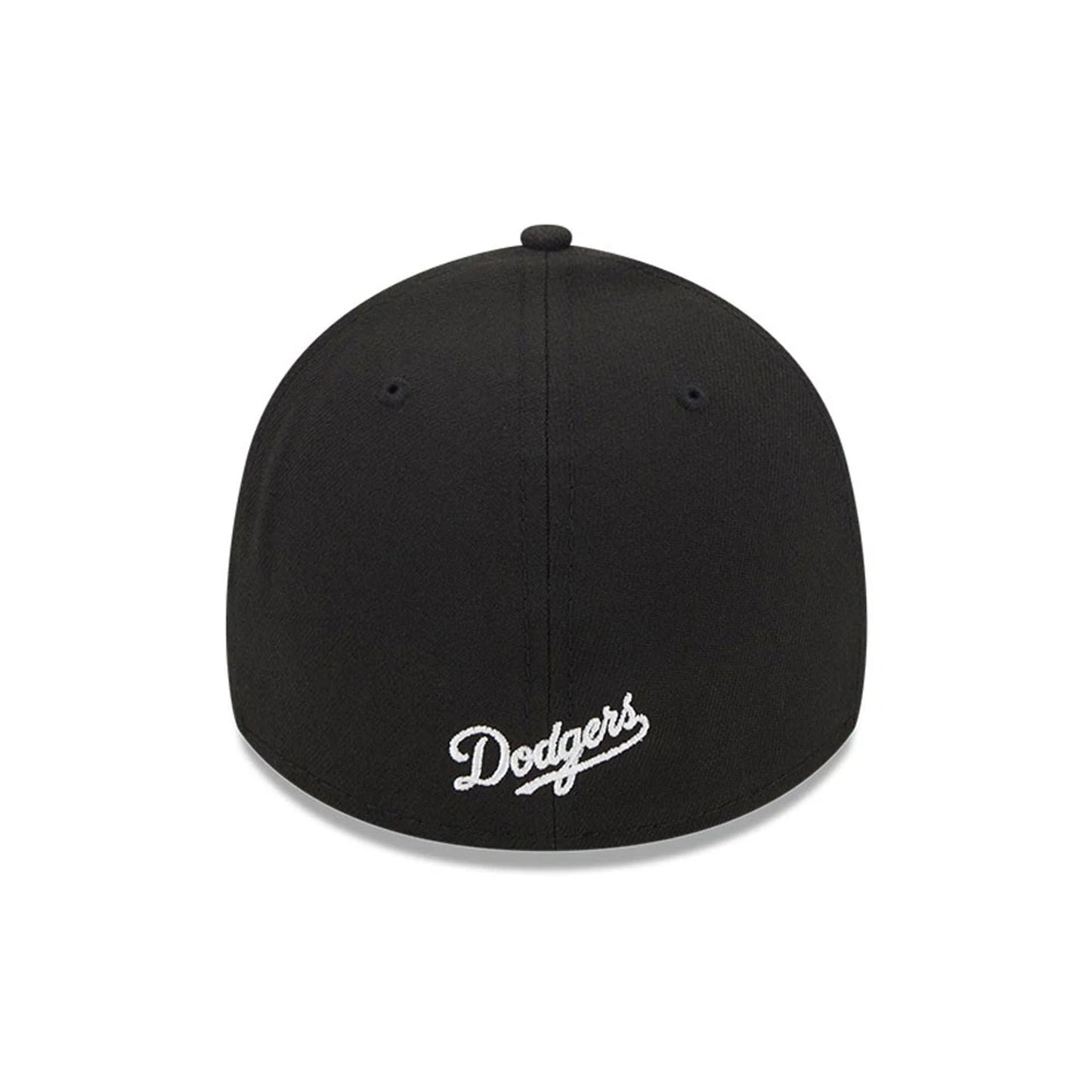 Pictured is this MLB Evergreen LA Dodgers 39THIRTY Stretch Fit cap in black. 4