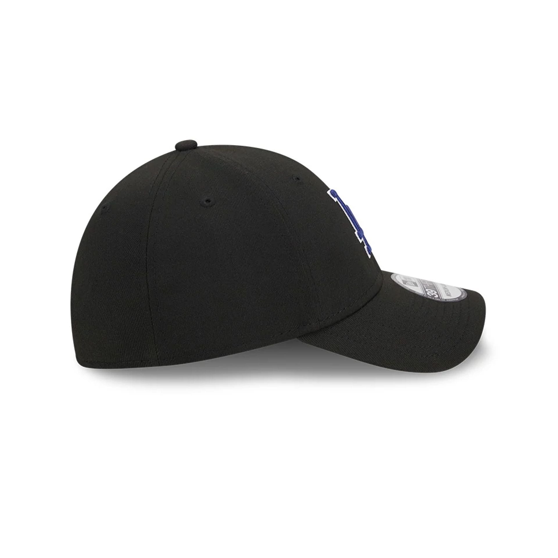 Pictured is this MLB Evergreen LA Dodgers 39THIRTY Stretch Fit cap in black. 6