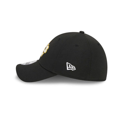 Pictured is this MLB Evergreen Athletics 39THIRTY Stretch Fit cap in black. 5