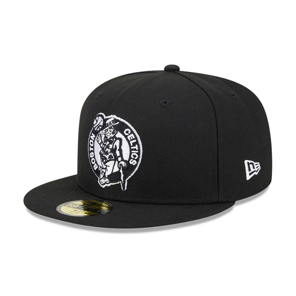 Pictured is this NBA Evergreen Boston Celtics 59FIFTY Fitted cap in black. 4