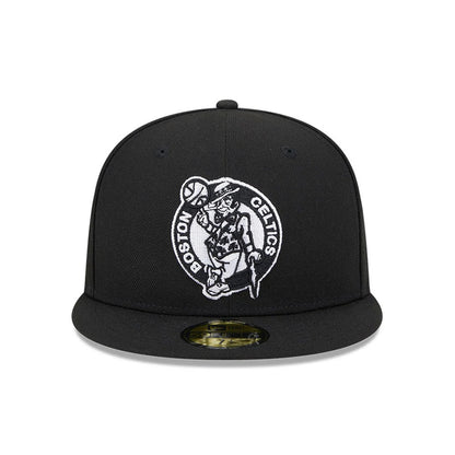 Pictured is this NBA Evergreen Boston Celtics 59FIFTY Fitted cap in black. 3