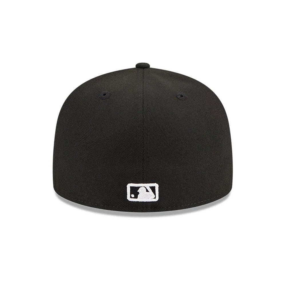 Pictured is this MLB Evergreen Boston Red Sox 59FIFTY Fitted cap in black. 7