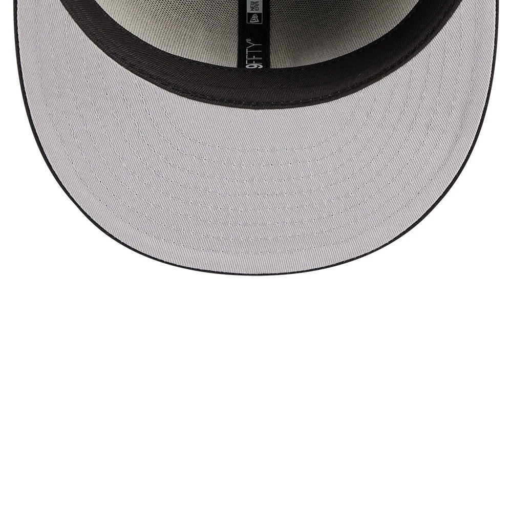 Pictured is this MLB Evergreen Boston Red Sox 59FIFTY Fitted cap in black. 2