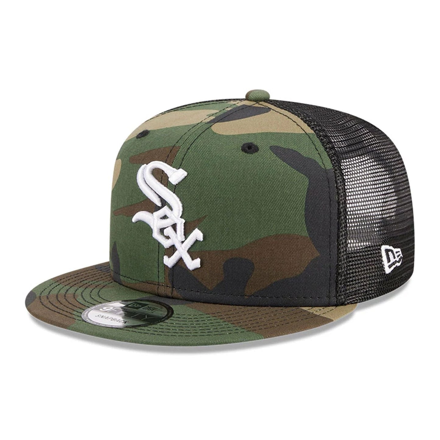 Pictured is this MLB Evergreen Chicago White Sox 9FIFTY Trucker cap in camo. 1