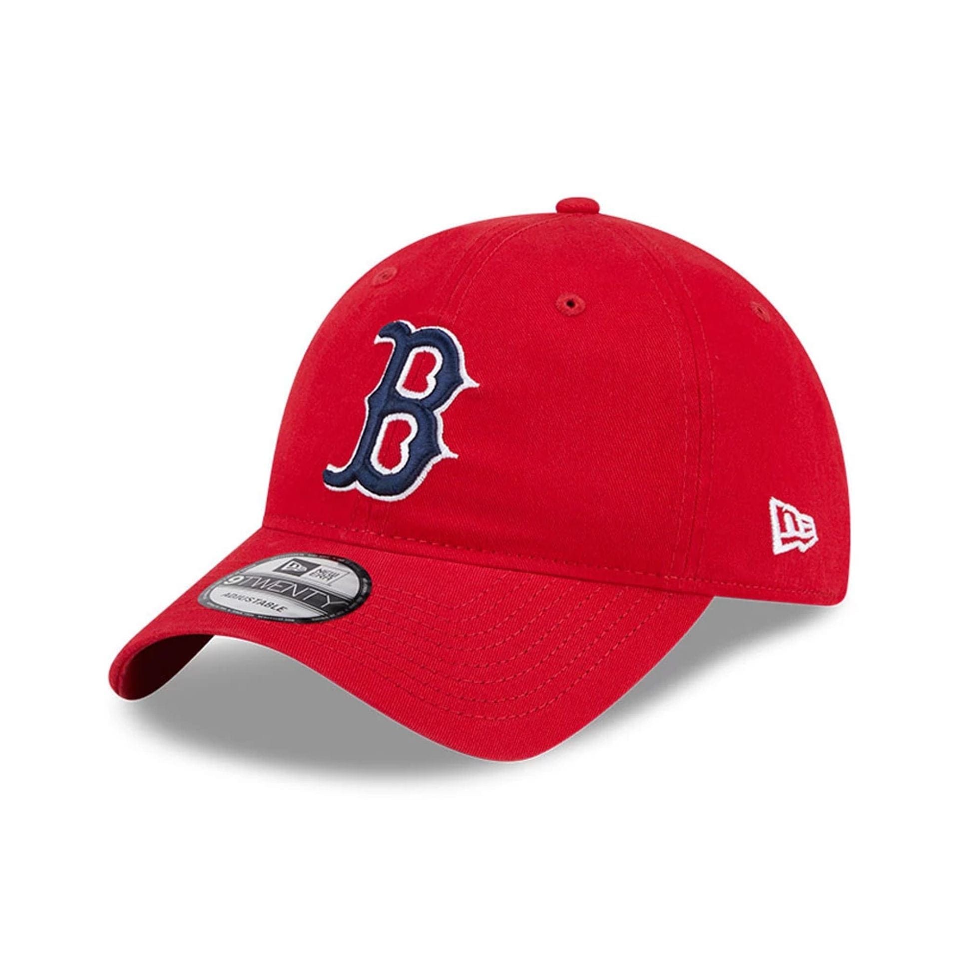 Pictured is this MLB Evergreen Boston Red Sox 9TWENTY cap in red. 1