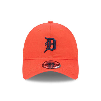 Pictured is this MLB Evergreen Detroit Tigers 9TWENTY cap in orange. 2