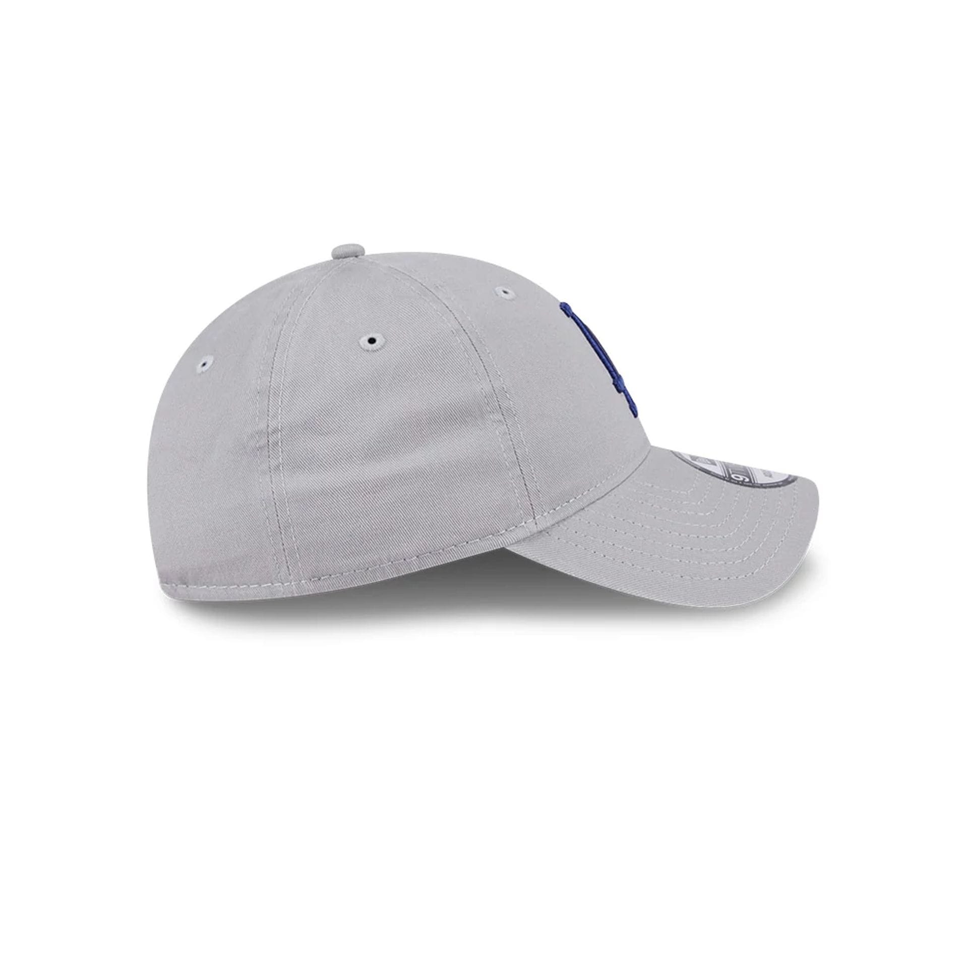 Pictured is this MLB Evergreen LA Dodgers 9TWENTY cap in grey. 6