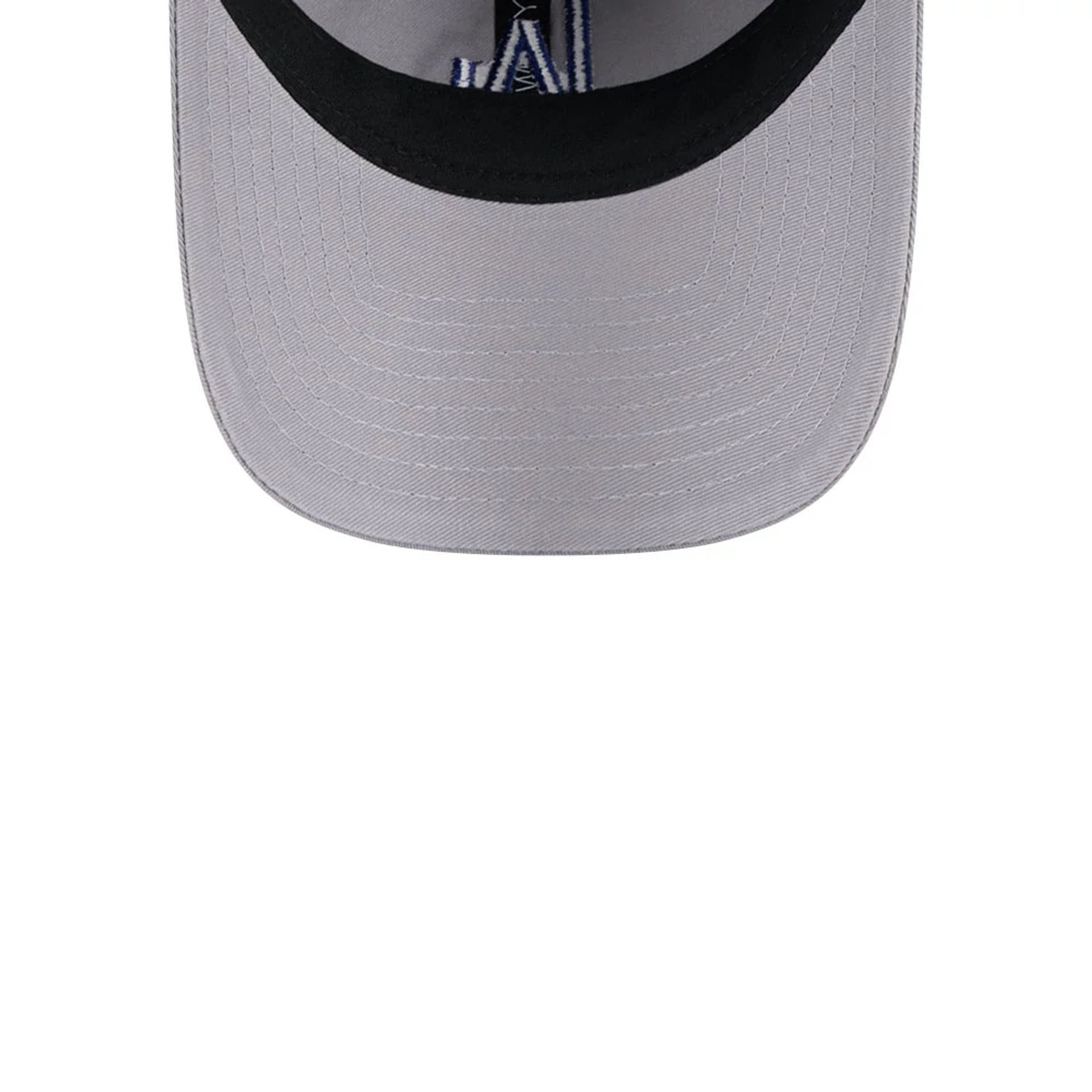 Pictured is this MLB Evergreen LA Dodgers 9TWENTY cap in grey. 7