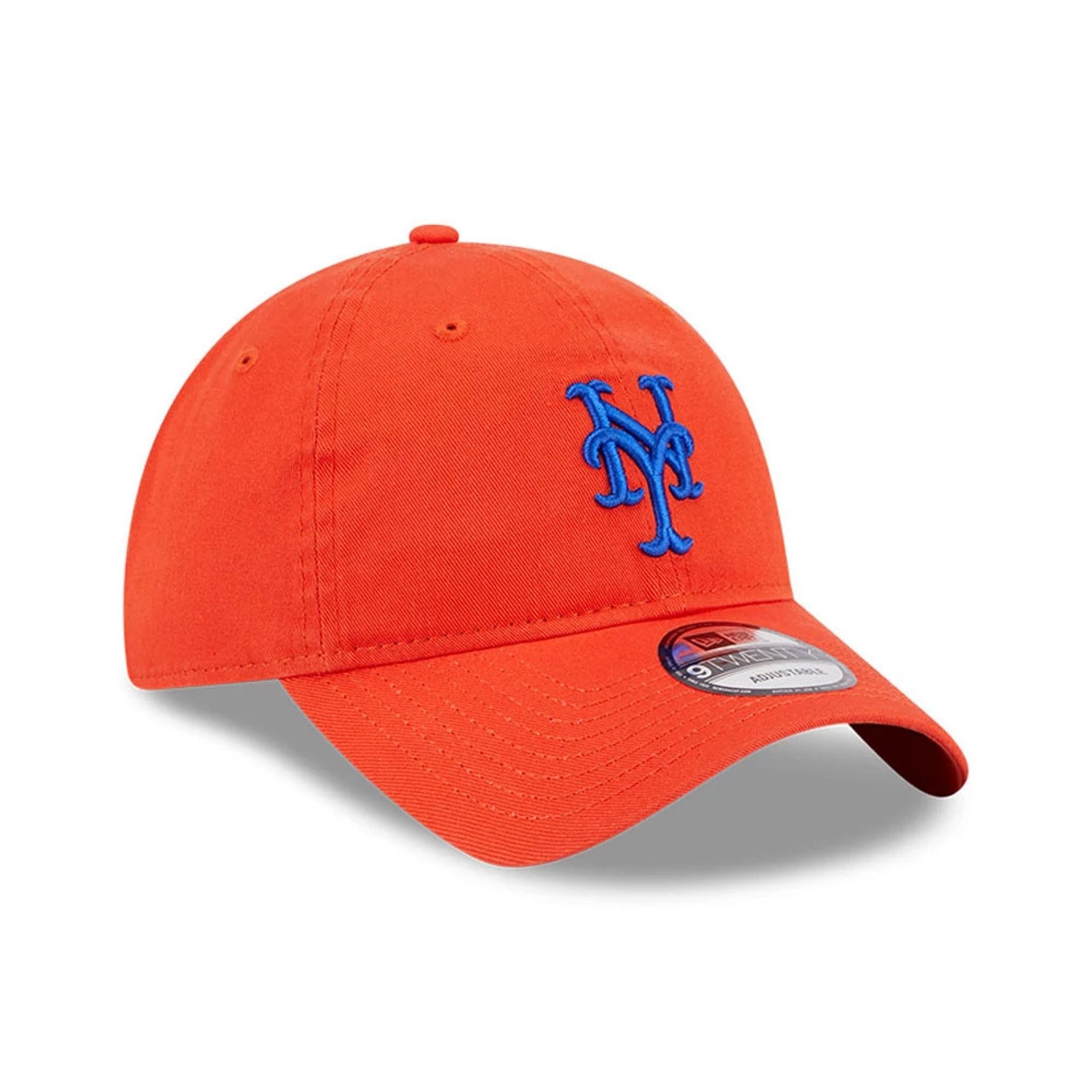 Pictured is this MLB Evergreen New York Mets 9TWENTY cap in orange. 3