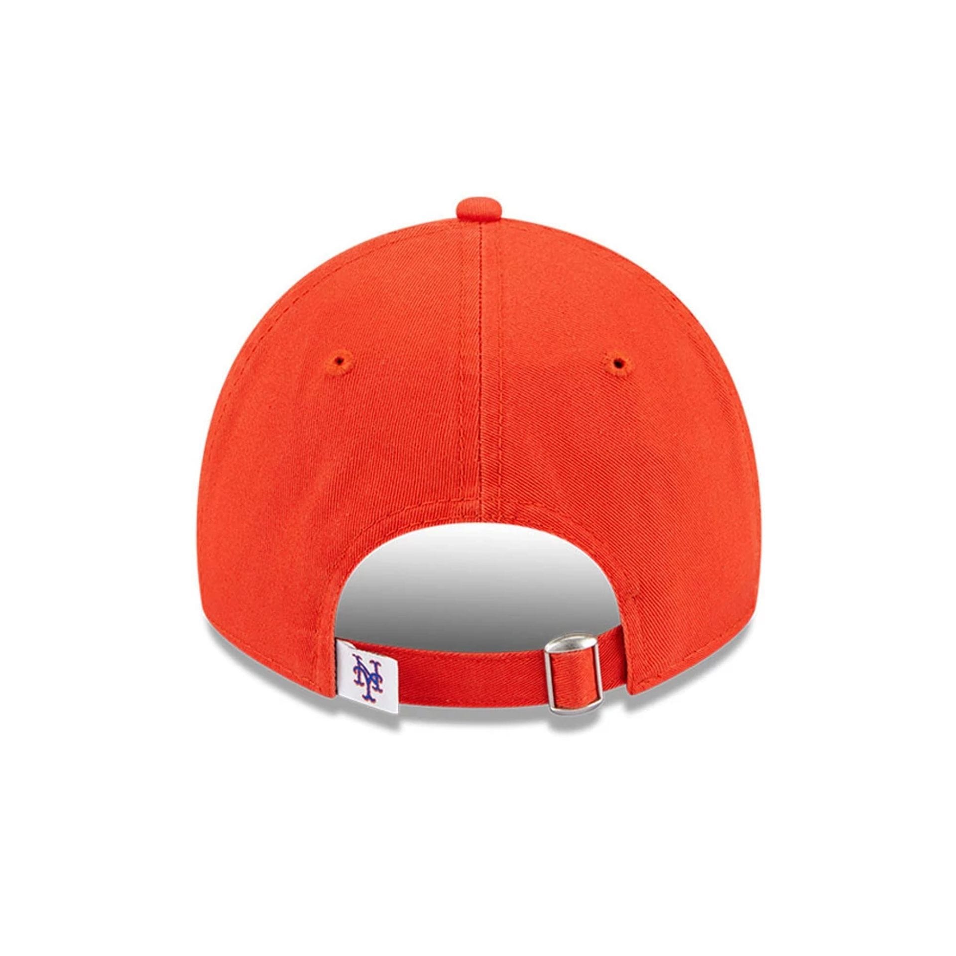 Pictured is this MLB Evergreen New York Mets 9TWENTY cap in orange. 4
